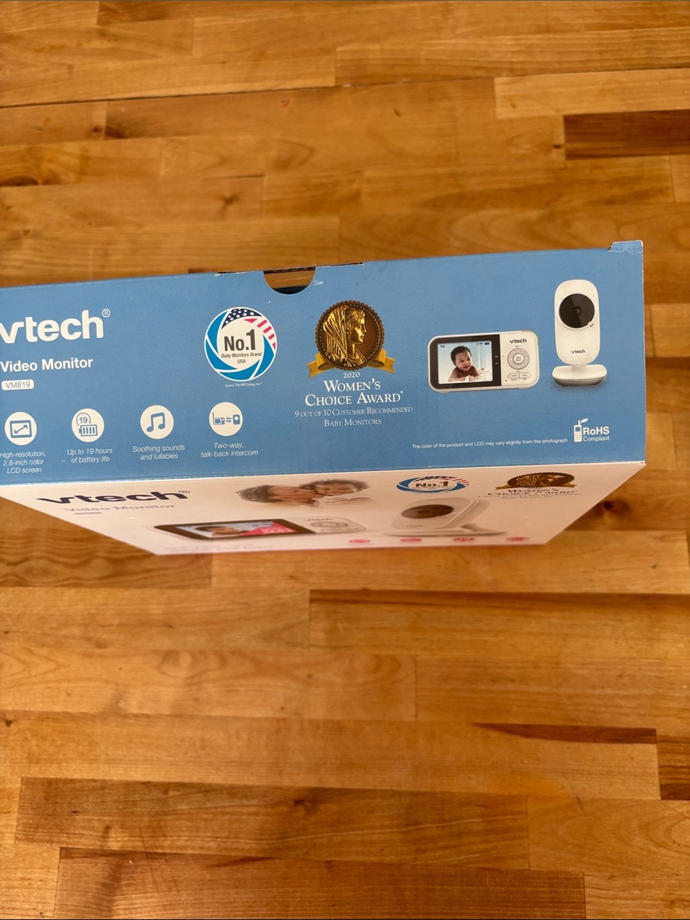 vtech White Video Monitor - 2.8" LCD Baby Monitor - Picture 5 of 9